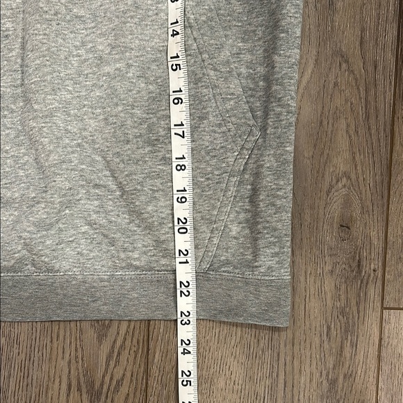 Nike Gray Rose Gold Half Zip Hoodie Sweatshirt Sporty Athletic Gym Size Medium - Picture 5 of 9